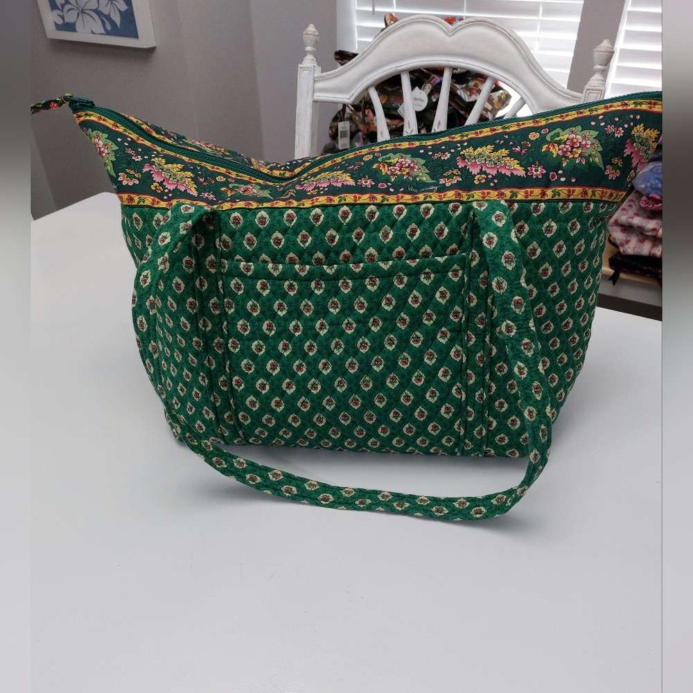 Vera Bradley Vintage Miller Tote Greenfield